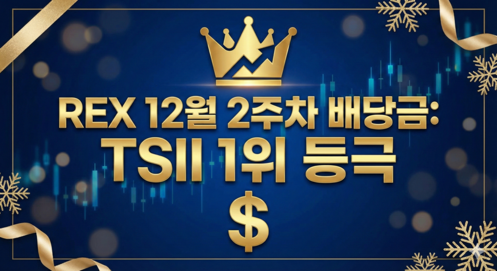 REX ETF 12월 2주차 배당금 분석 리포트