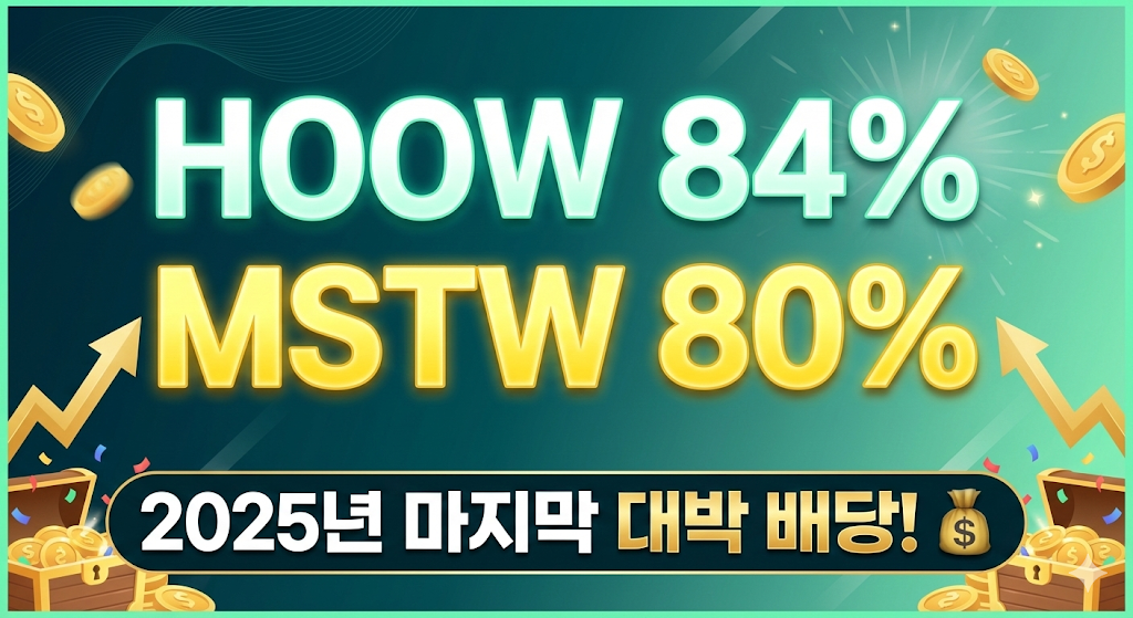 Roundhill 12월 4주차 배당금 분석 및 HOOW MSTW 수익률