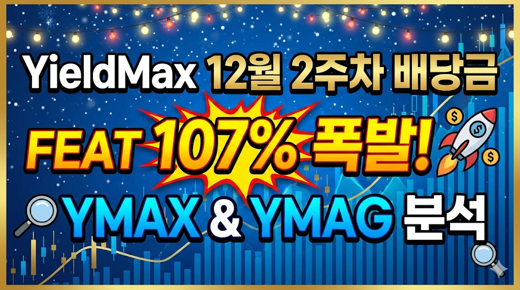 YieldMax 12월 2주차 배당금 분석 FEAT YMAX