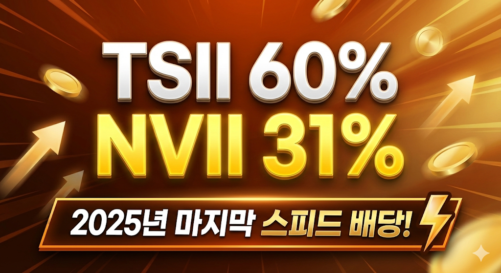 REX Shares 12월 5주차 배당금 분석 및 TSII NVII 수익률